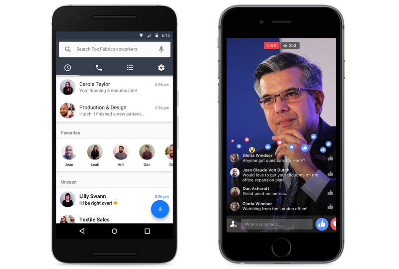 Facebook Workplace 1.0 for iOS chat teaser 001