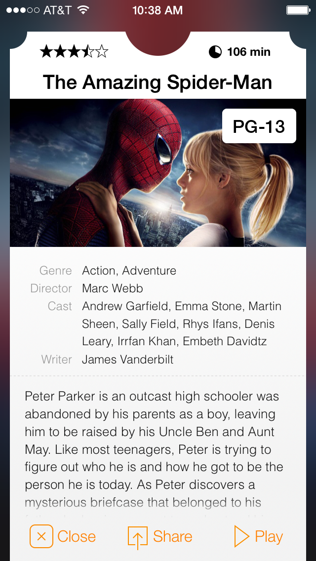 Infuse 2.3 pour iOS (capture d