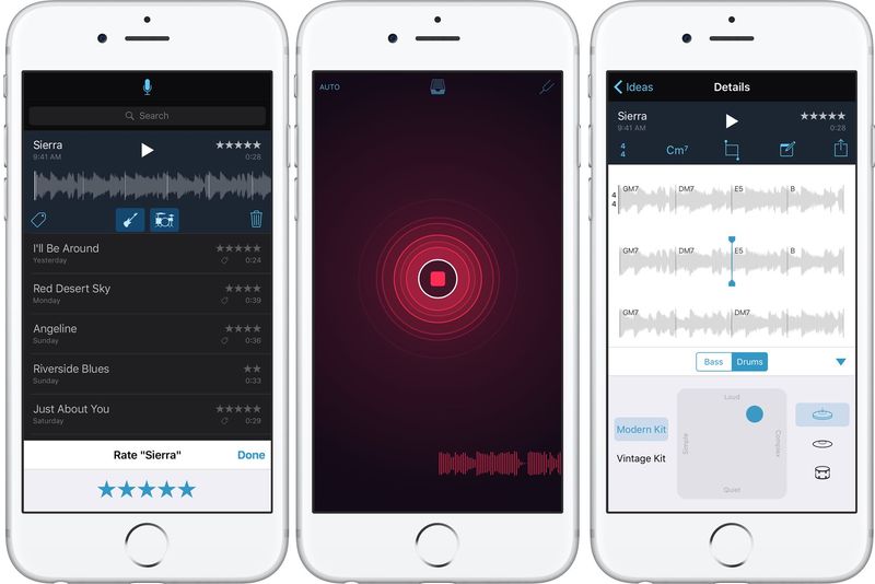 Apple Music Memos 1.0 for iOS iPhone screenshot 001
