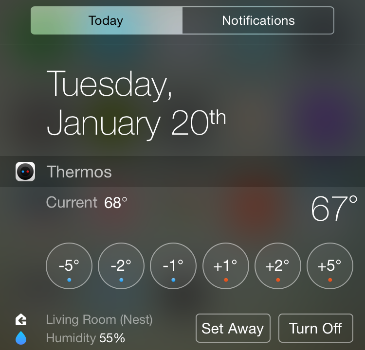 Thermos for iPhone iPad