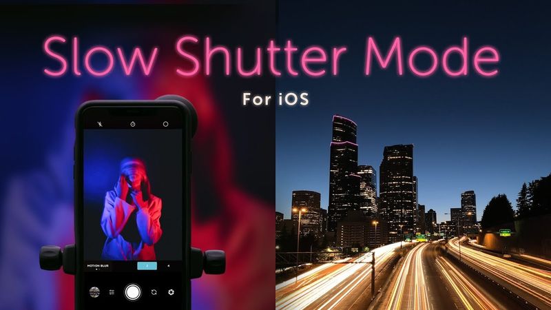 Moment Pro Camera adds Slow Shutter mode