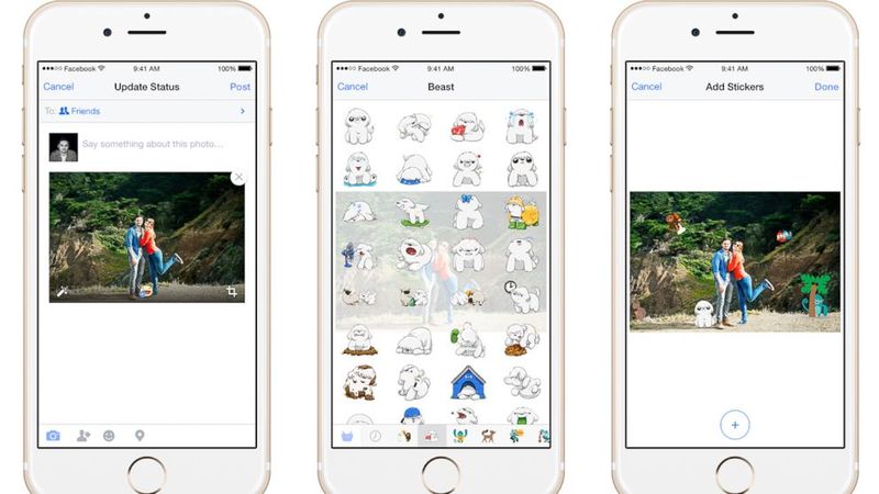 facebook stickers