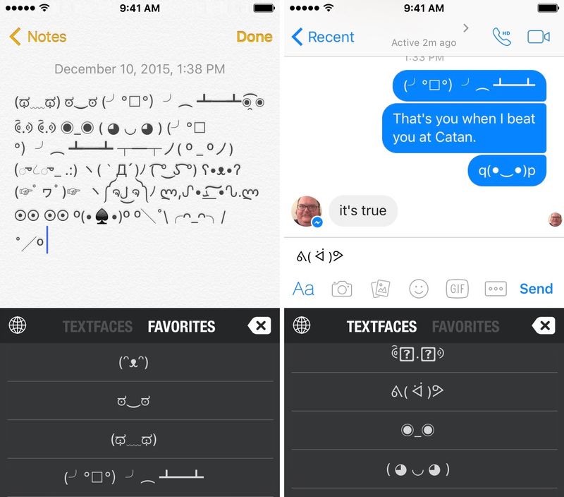 TextFaces 3