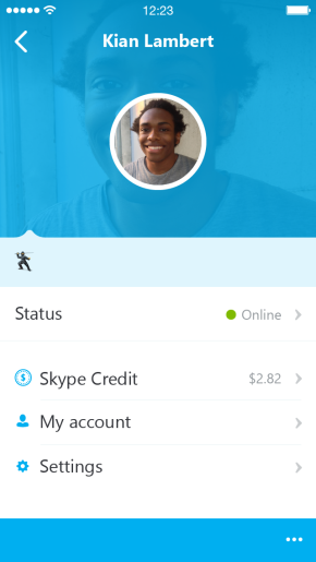 Skype 5.0 for iOS (iPhone screenshot 004)