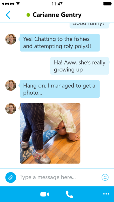 Skype 5.0 for iOS (iPhone screenshot 002)