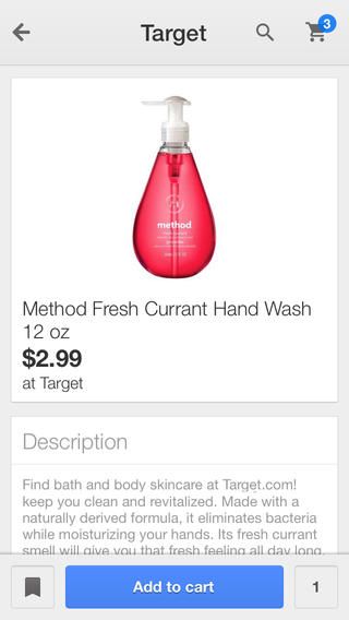 Google Shopping Express (iPhone screenshot 004)