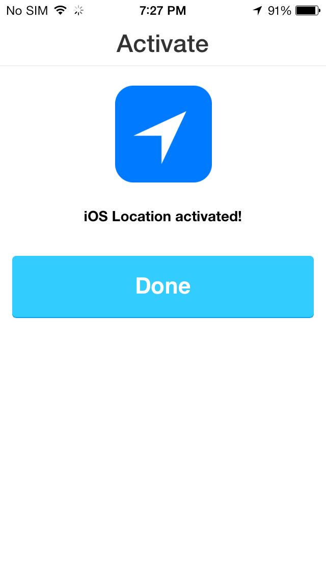 IFTTT 1.3 for iOS (iOS Location channel, iPhone screenshot 003)