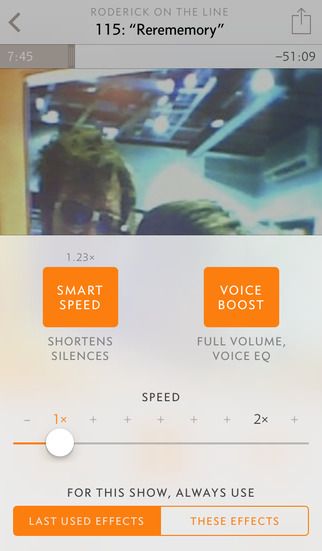 Overcast 1.0 for iPhone (iPhone screenshot 004)