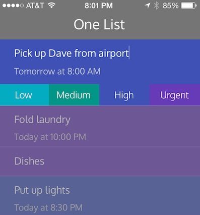 One List 1