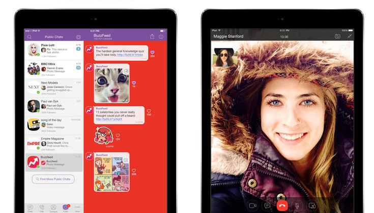 Viber 5.4.1 for iOS iPad screenshot 001