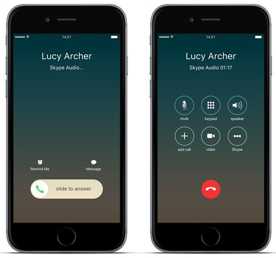 Skype for iOS CallKit SiriKit integration 003