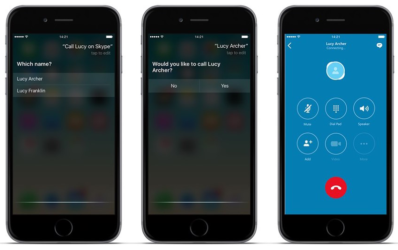 Skype for iOS CallKit SiriKit integration 001