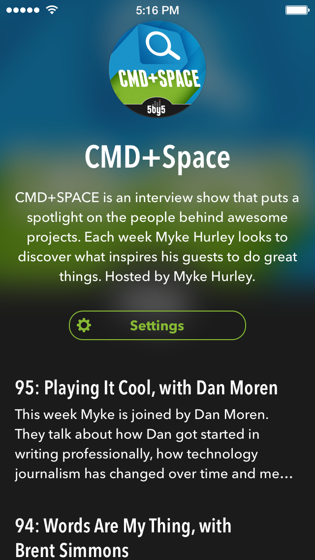 Castro 1.1 for iOS (iPhone screenshot 002)