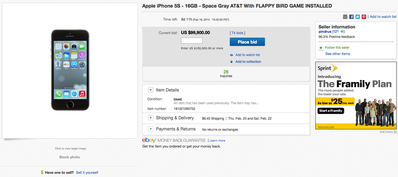 oiseau flappy ebay