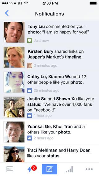 Facebook Pages Manager 4.1 for iOS (iPhone screenshot 001)