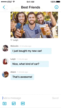 Animation Yahoo Messenger 1.0 pour iOS 001