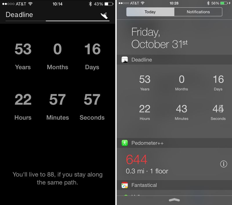 Deadline app