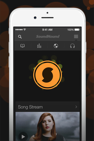 SoundHound 6.3 for iOS (iPhone screenshot 001)