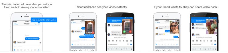 Bande-annonce vidéo instantanée de Facebook Messenger 002