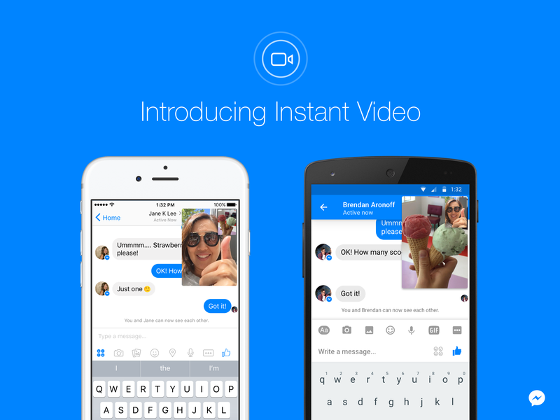 Bande-annonce vidéo instantanée de Facebook Messenger 001