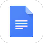 Google Docs 1.2 for iOS app icon small