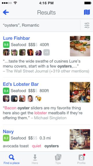 Foursquare 8.0 for iOS (iPhone screenshot 003)