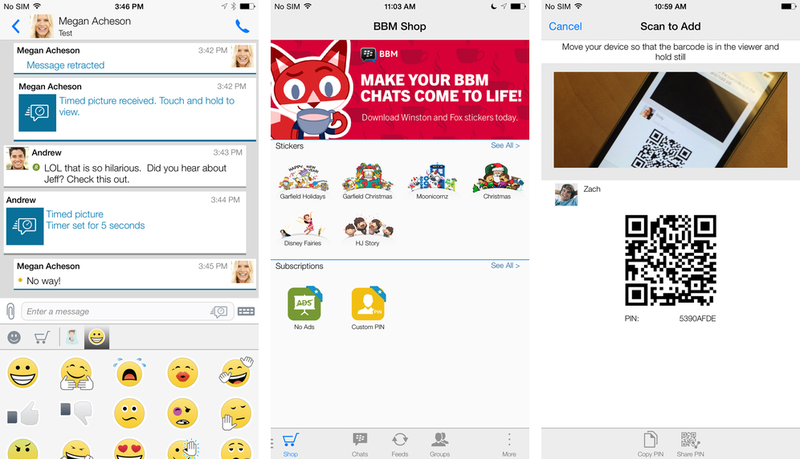 BBM 27. for iOS iPhone screenshot 001