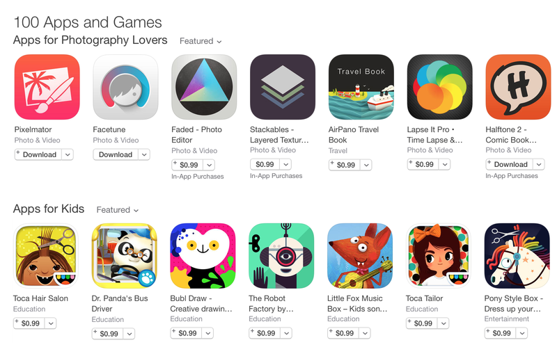 100 apps