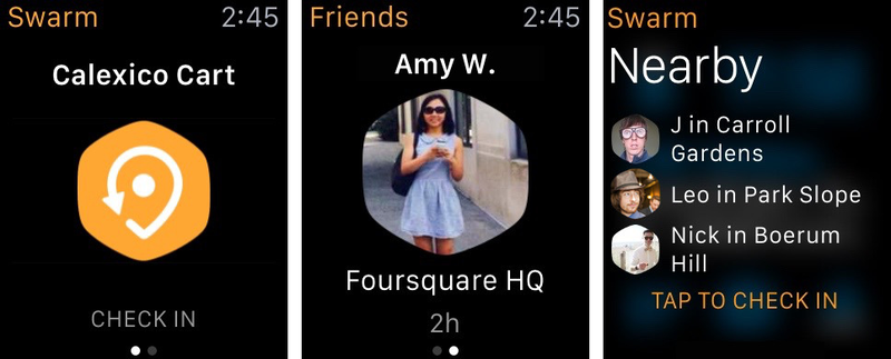 Swarm 2.3 for iOS Apple Watch screenshot 001