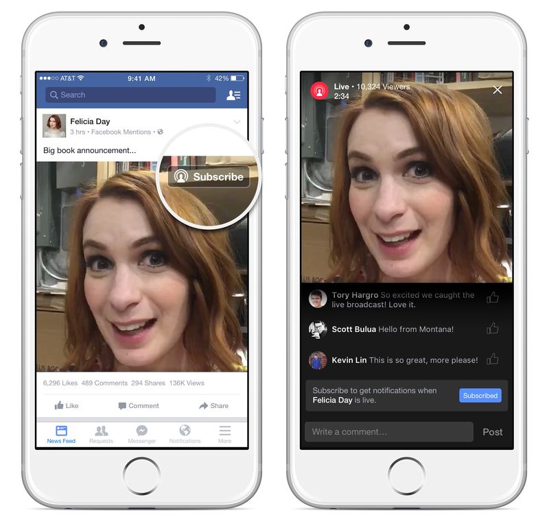 Facebook Live Video iPhone screenshot 002