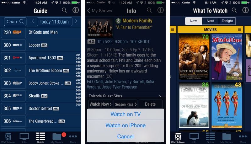 TiVo 3.5.3 for iOS iPhone screenshot 002