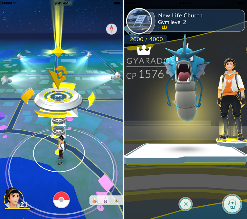 Réclamer un Gym Pokemon GO