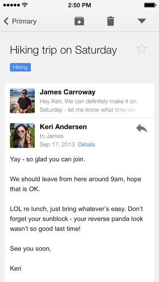 Gmail 3.0 for iOS (iPhone screenshot 002)
