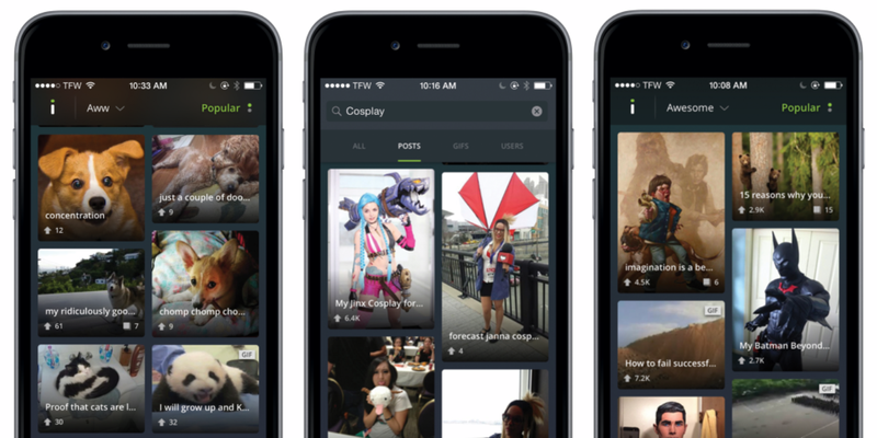 Imgur for iOS redesign