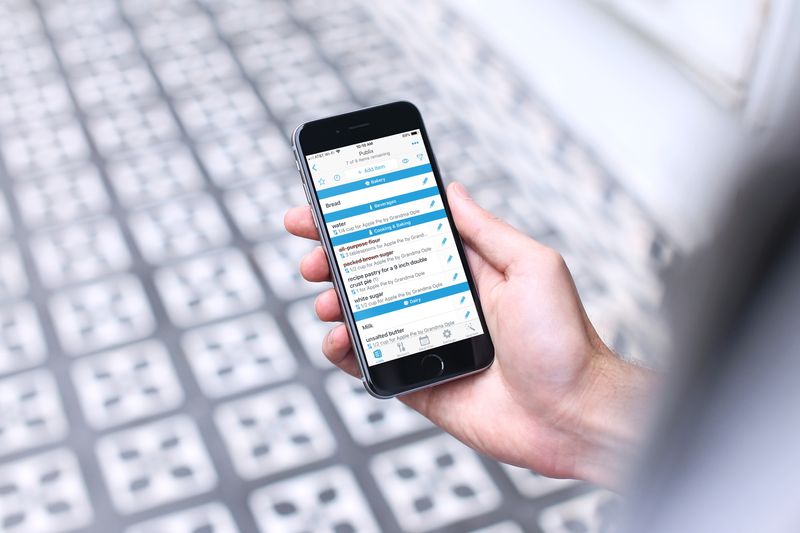 Applications de liste de courses pour iPhone - AnyList