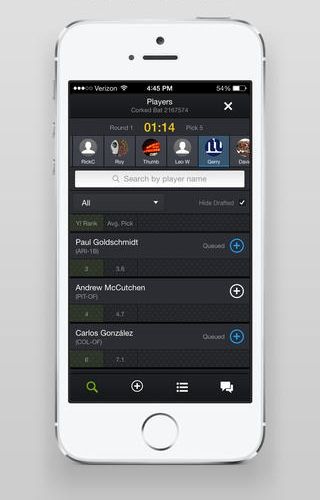 Yahoo Fantasy Sports 5.10 for iOS (iPhone screenshot 001)