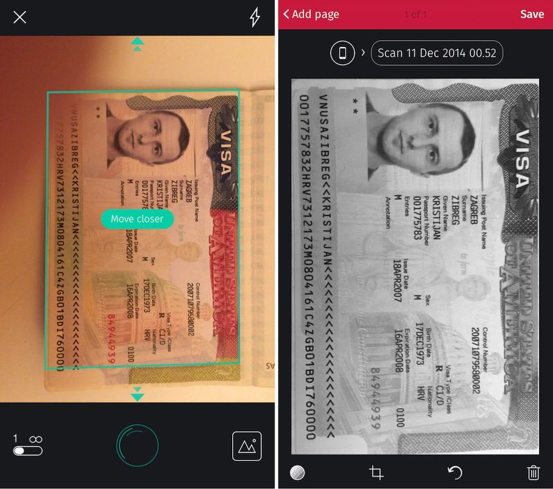 Scanbot screenshot