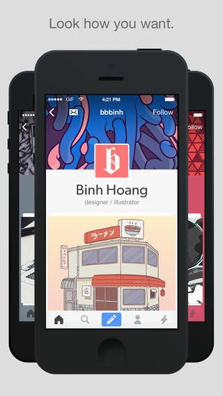 Tumblr 3.6 for iOS (iPhone screenshot 001)