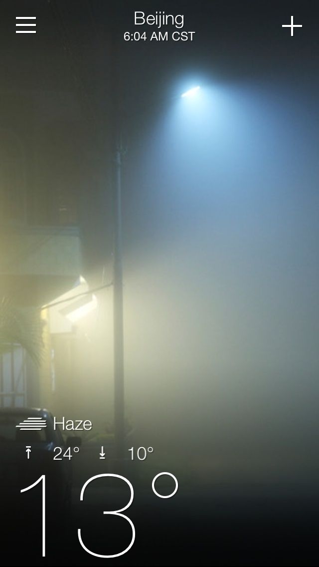 Yahoo Weather 1.5.2 for iOS (iPhone screenshot 001)