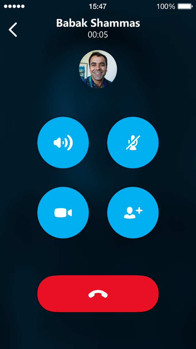 Skype 5.4 for iPhone (screenshot 002)