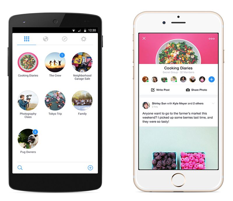 Facebook Groups 1.0 for iOS (iPhone screenshot 001)