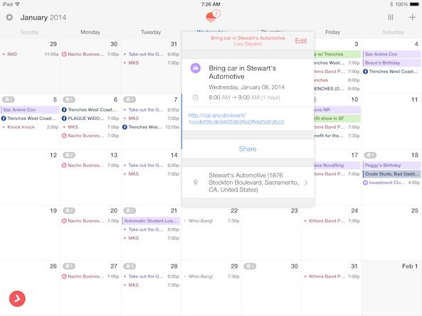 Sunrise Calendar 1
