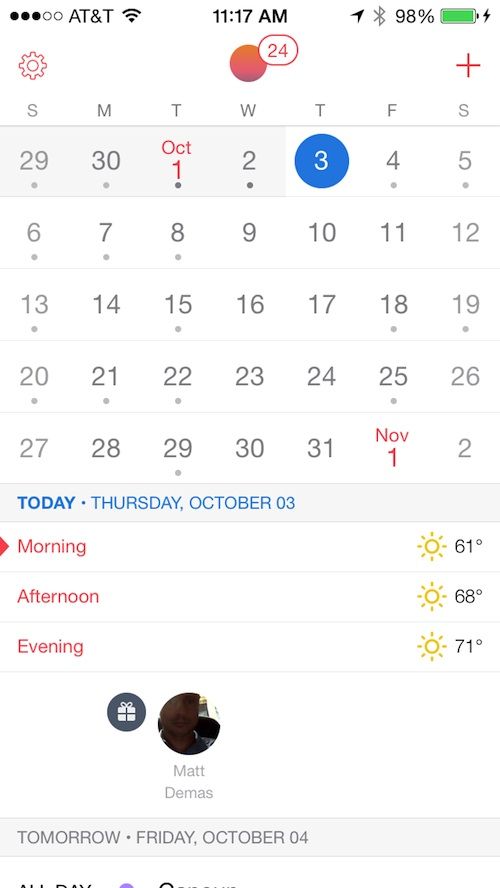 Sunrise Calendar 2