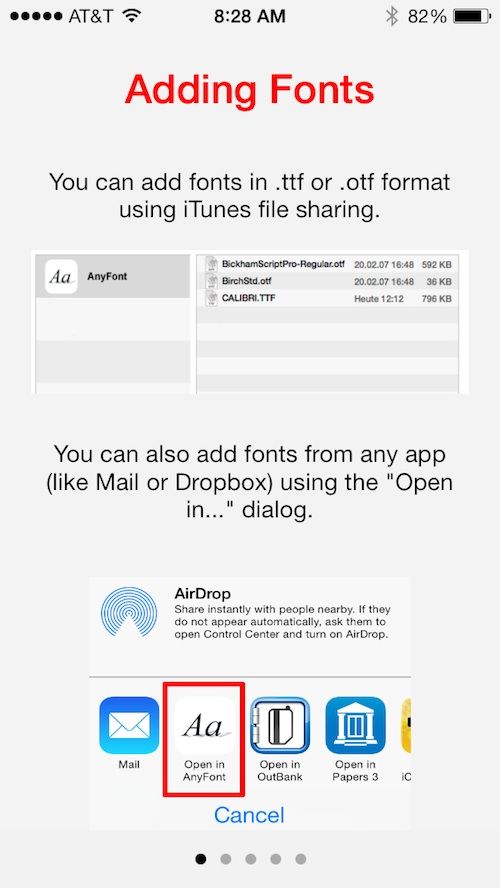 Anyfont 3