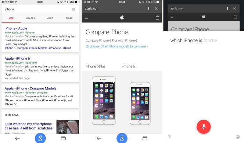 Google 7.0 for iOS iPhone screenshot 001