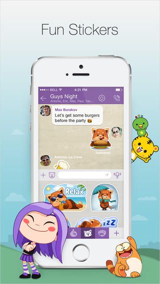 Viber 4.2 for iOS (iPhone screenshot 001)