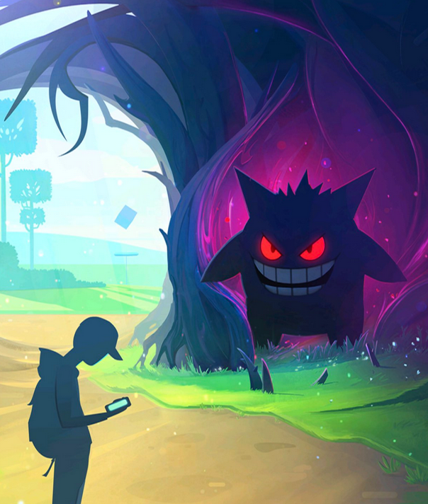 Écran de démarrage Pokemon GO Gengar