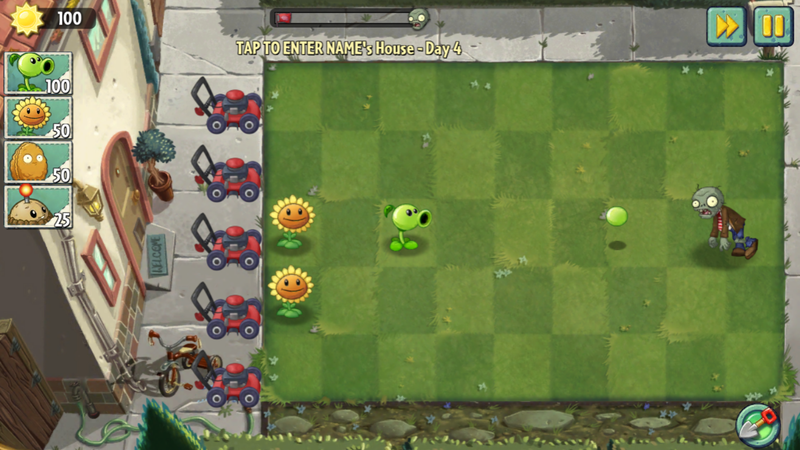 Halloween Plants vs Zombies 2