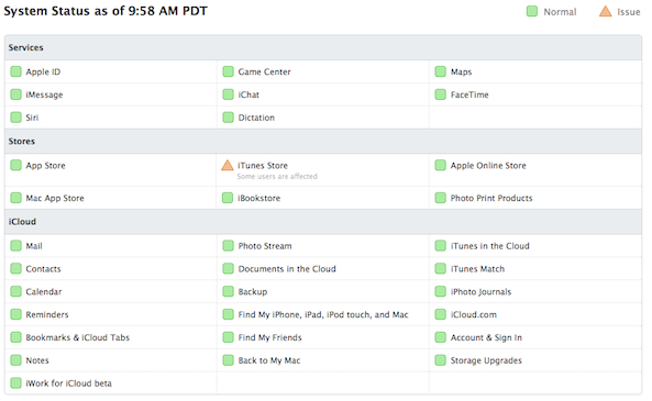 itunes is down