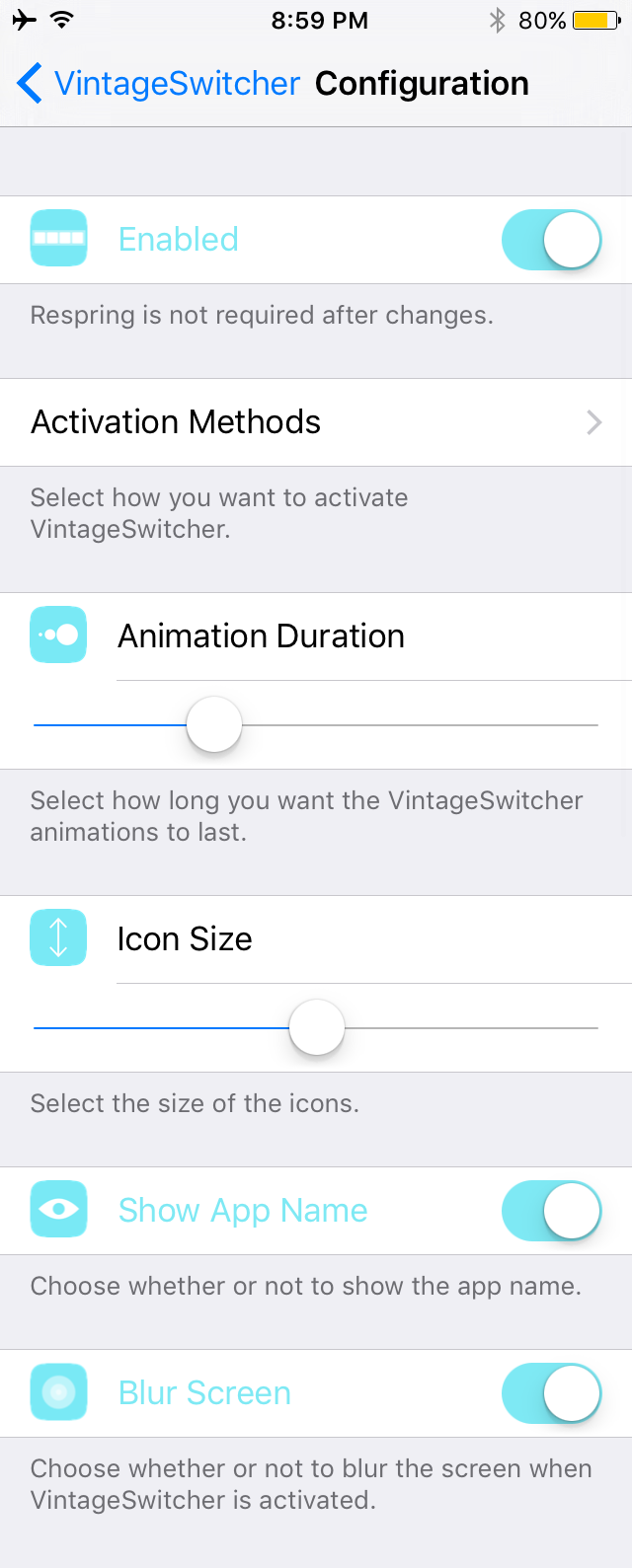 vintageswitcher preferences pane